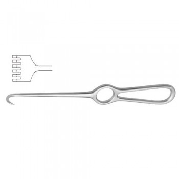 Volkmann Retractor 6 Blunt Prongs Stainless Steel, 22 cm - 8 3/4"